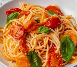 Pasta with Tomato/ፓስታ በሰማቲሞ
